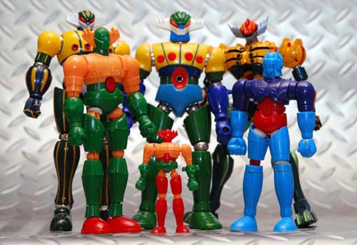 鋼鉄ジーグ ブロックモデル ビッグシューター アオシマ ブロック